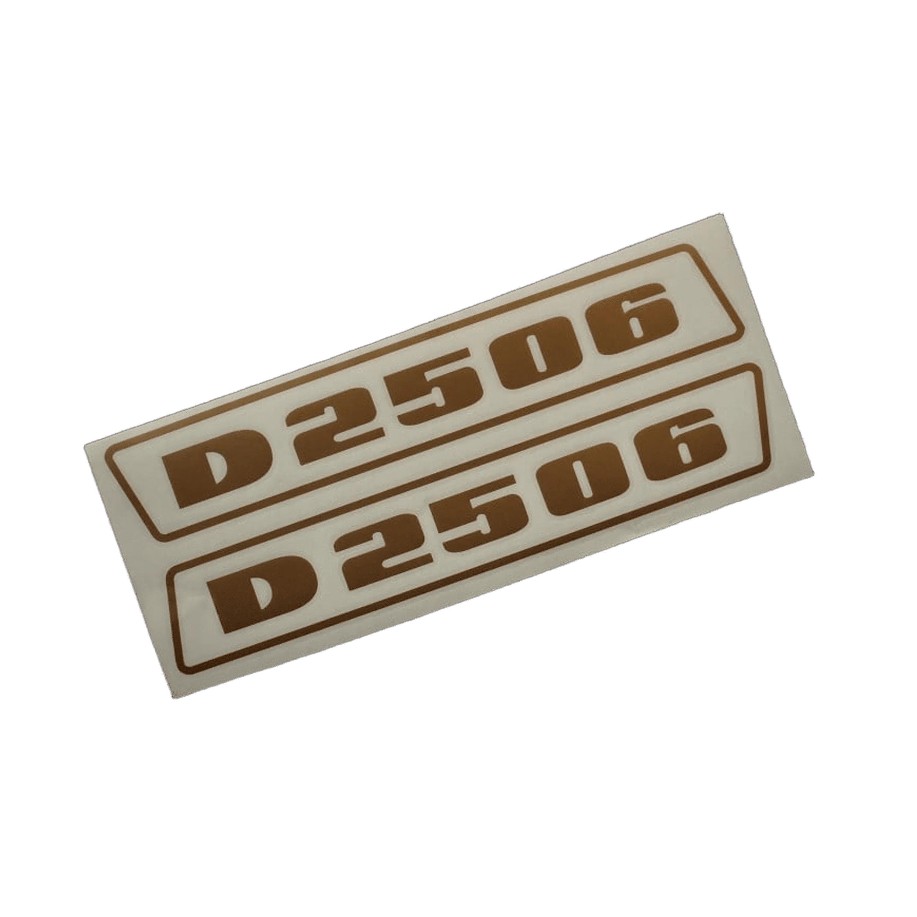 Deutz D2506 Aufkleber gold (bis 1974)