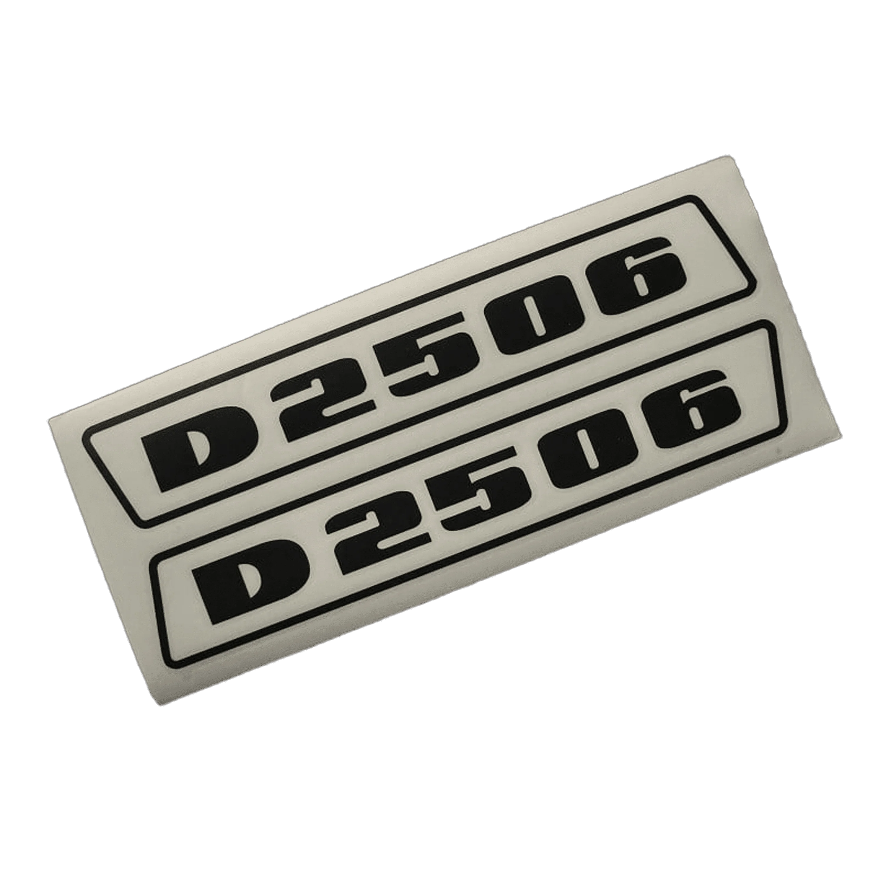 Deutz D2506 Aufkleber schwarz (bis 1974)