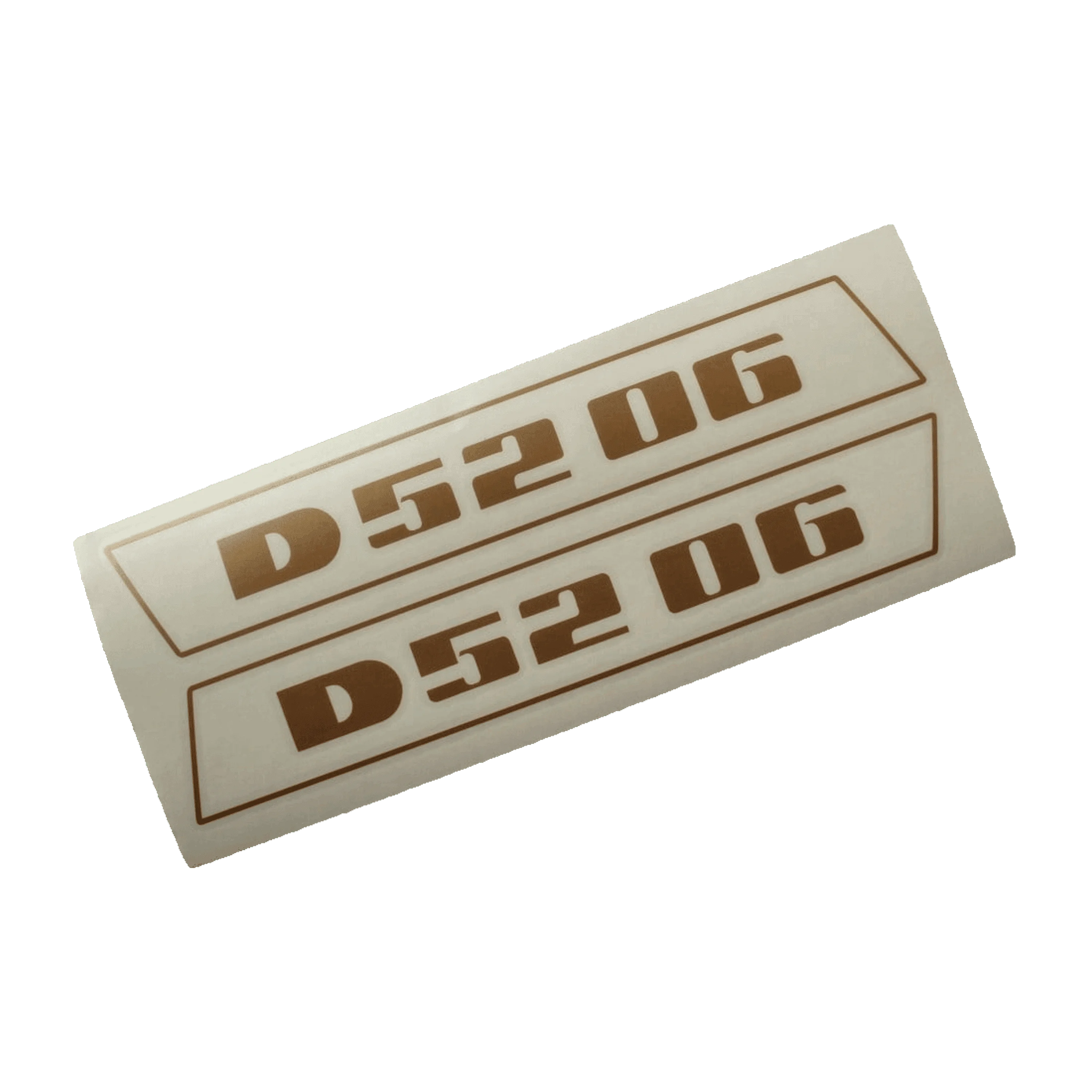 Deutz D5206 Aufkleber gold (bis 1974 schmale Raute neuere Variante)