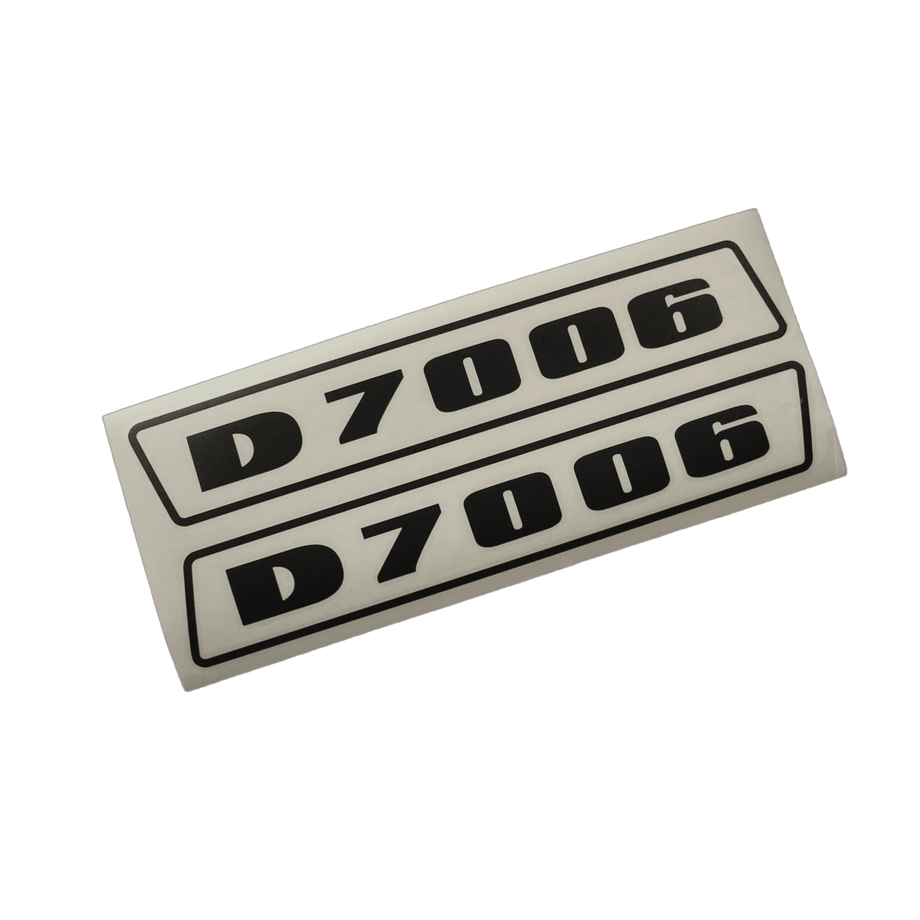 Deutz D7006 Aufkleber schwarz (bis 1974)