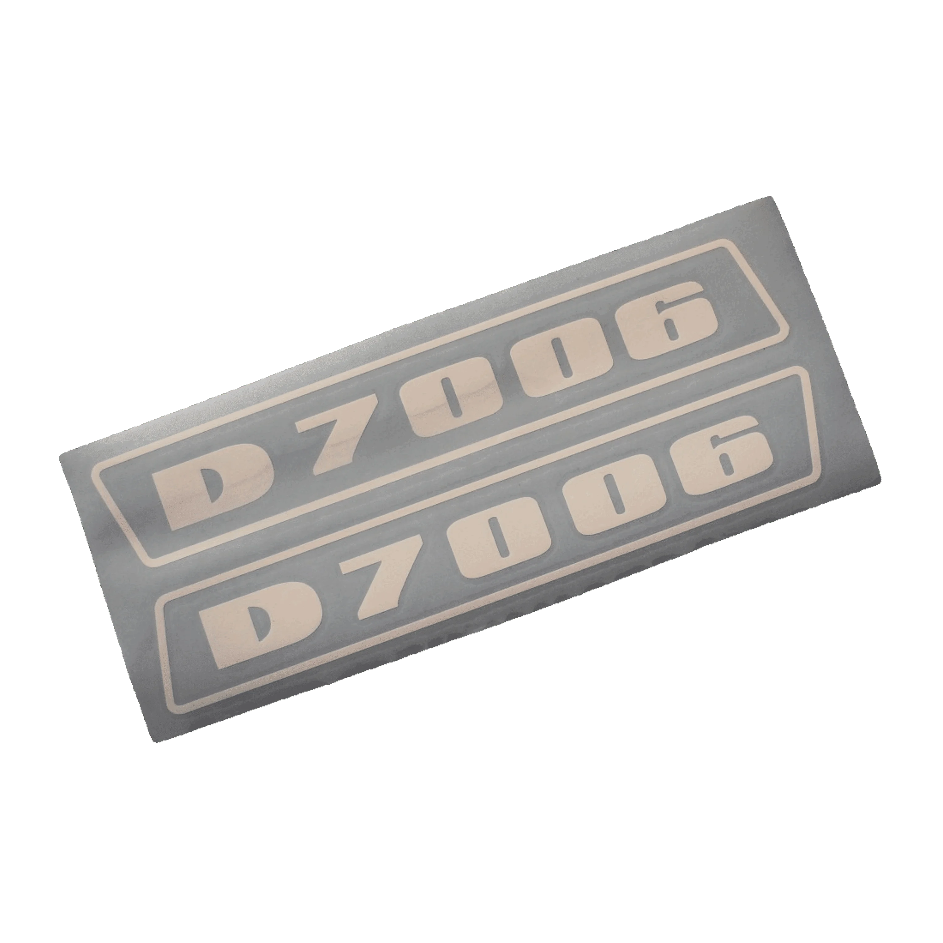 Deutz D7006 Aufkleber weiss (bis 1974)