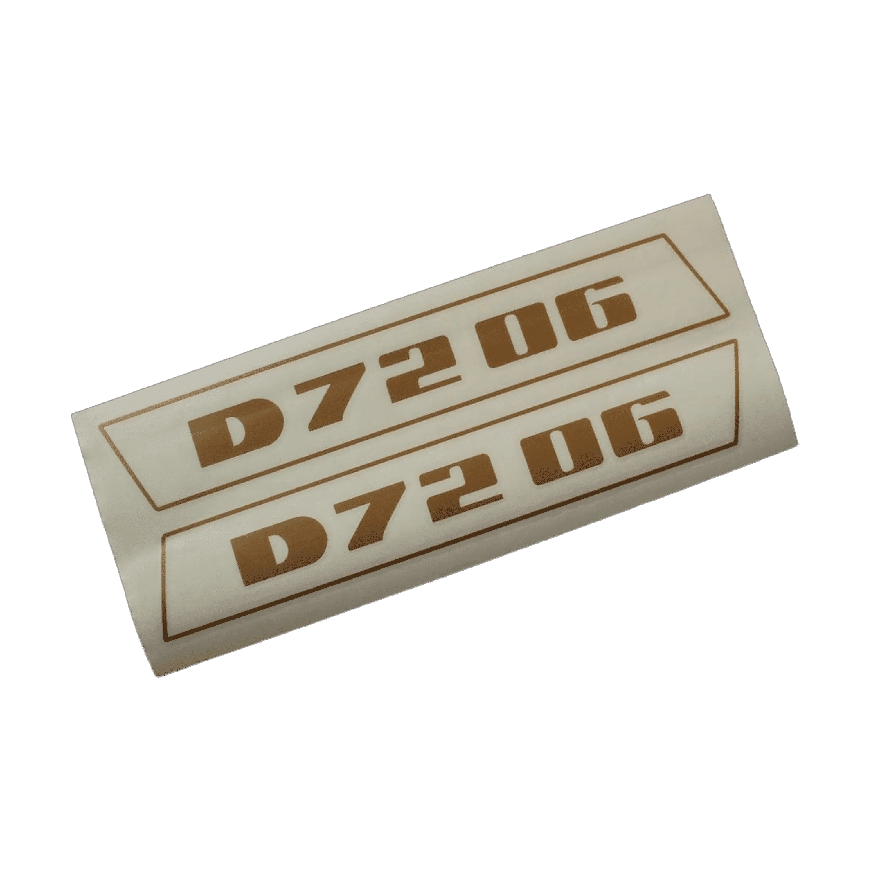 Deutz D7206 Aufkleber gold (bis 1974 schmale Raute neuere Variante)