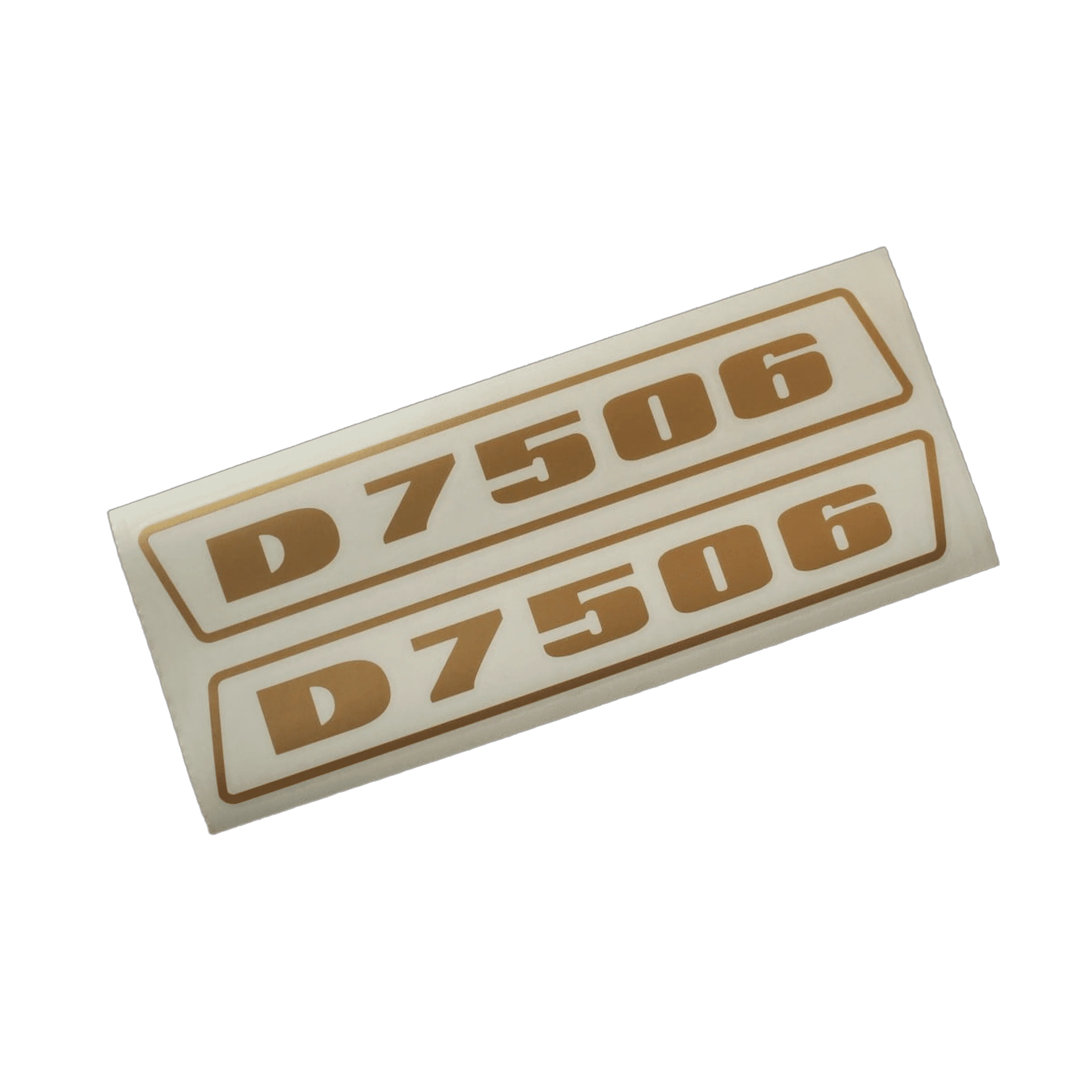 Deutz D7506 Aufkleber gold (bis 1974)