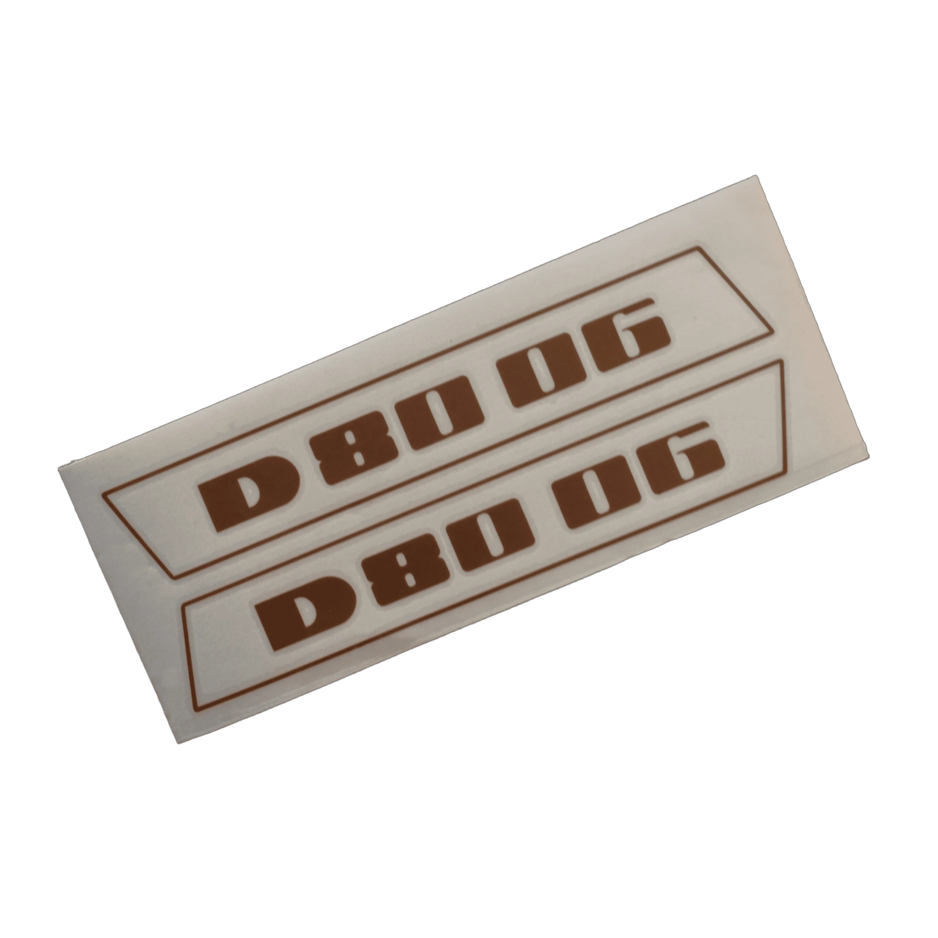 Deutz D8006 Aufkleber gold (bis 1974 schmale Raute neuere Variante)