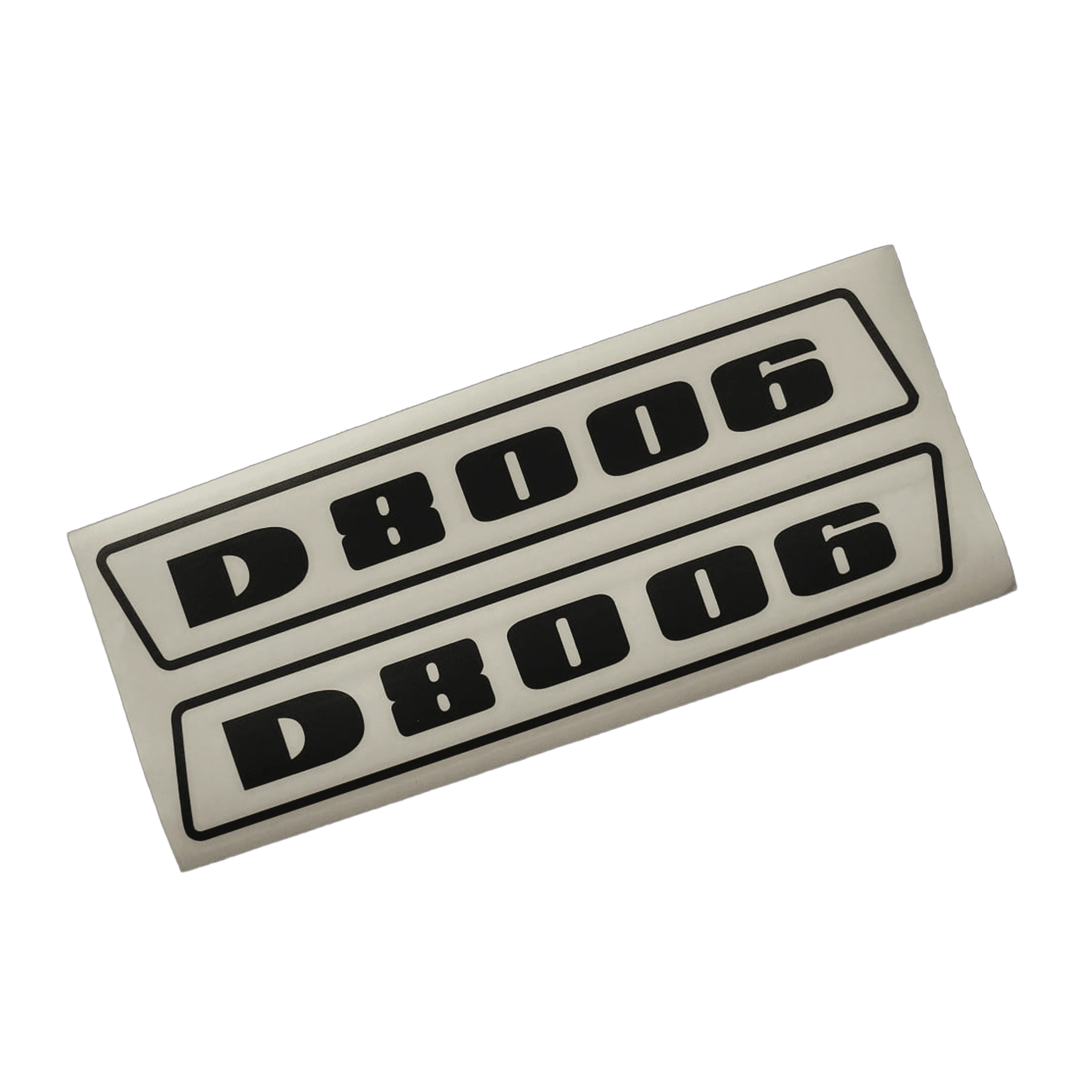 Deutz D8006 Aufkleber schwarz (bis 1974)