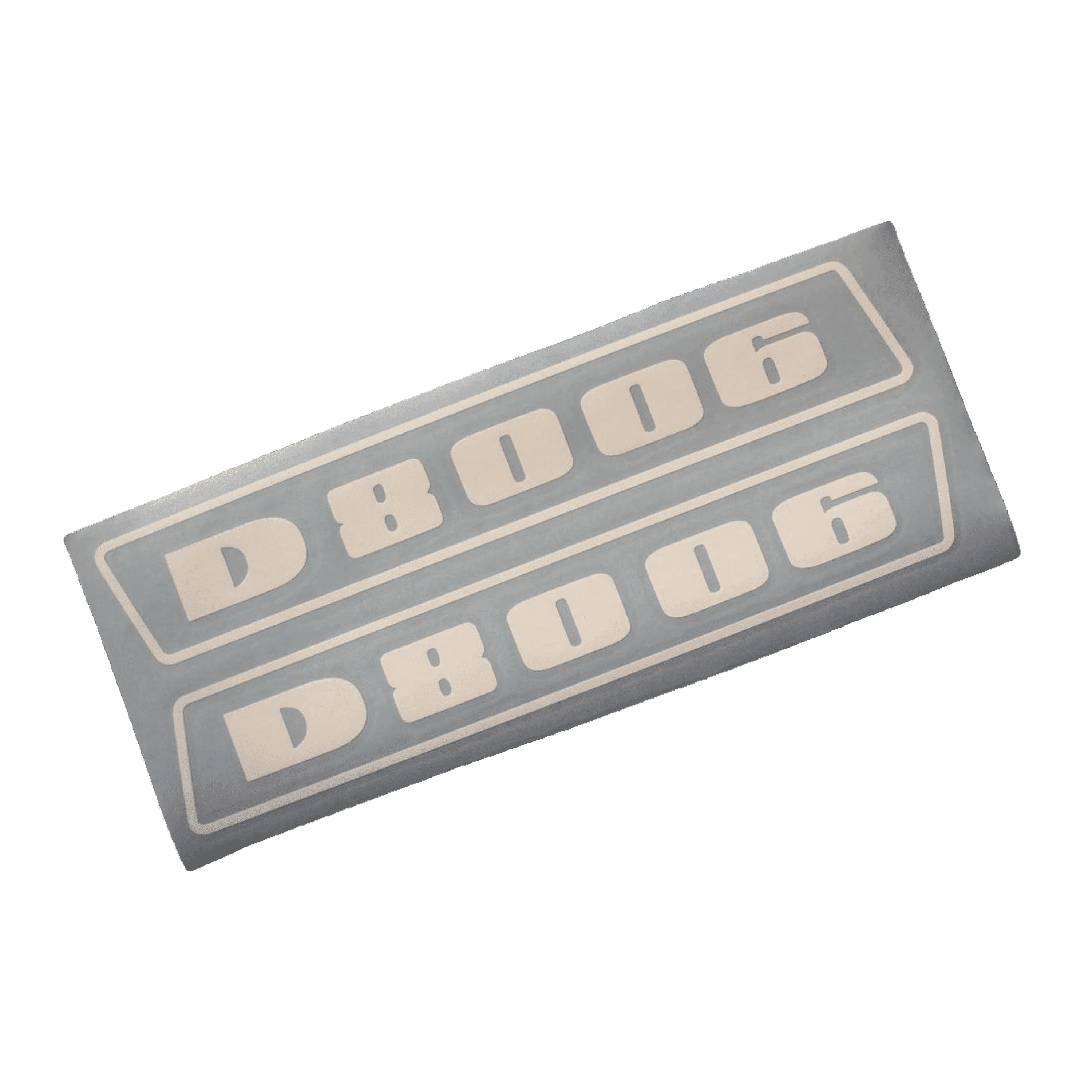 Deutz D8006 Aufkleber weiss (bis 1974)