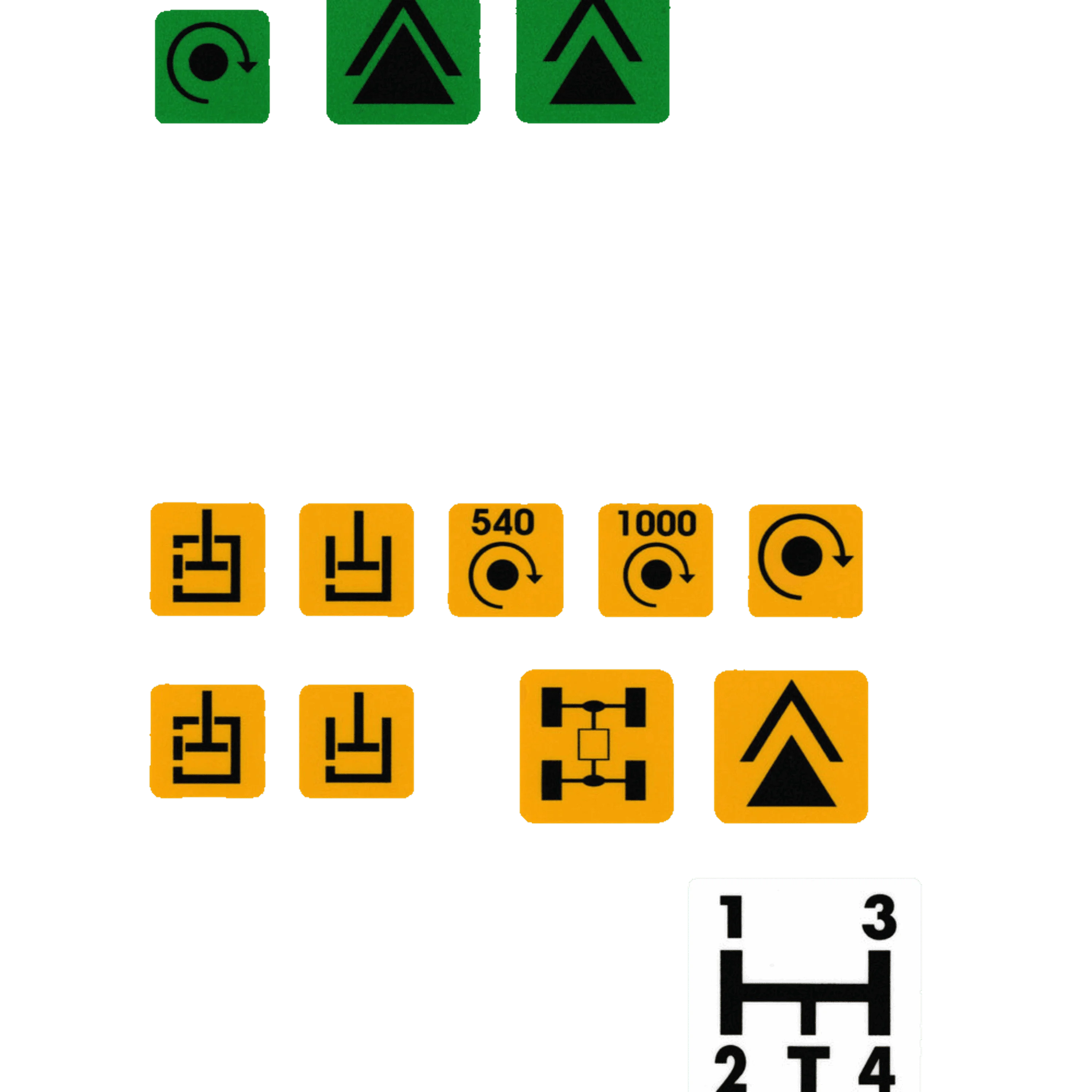 Deutz Intrac 2002 2003 Aufkleber kpl