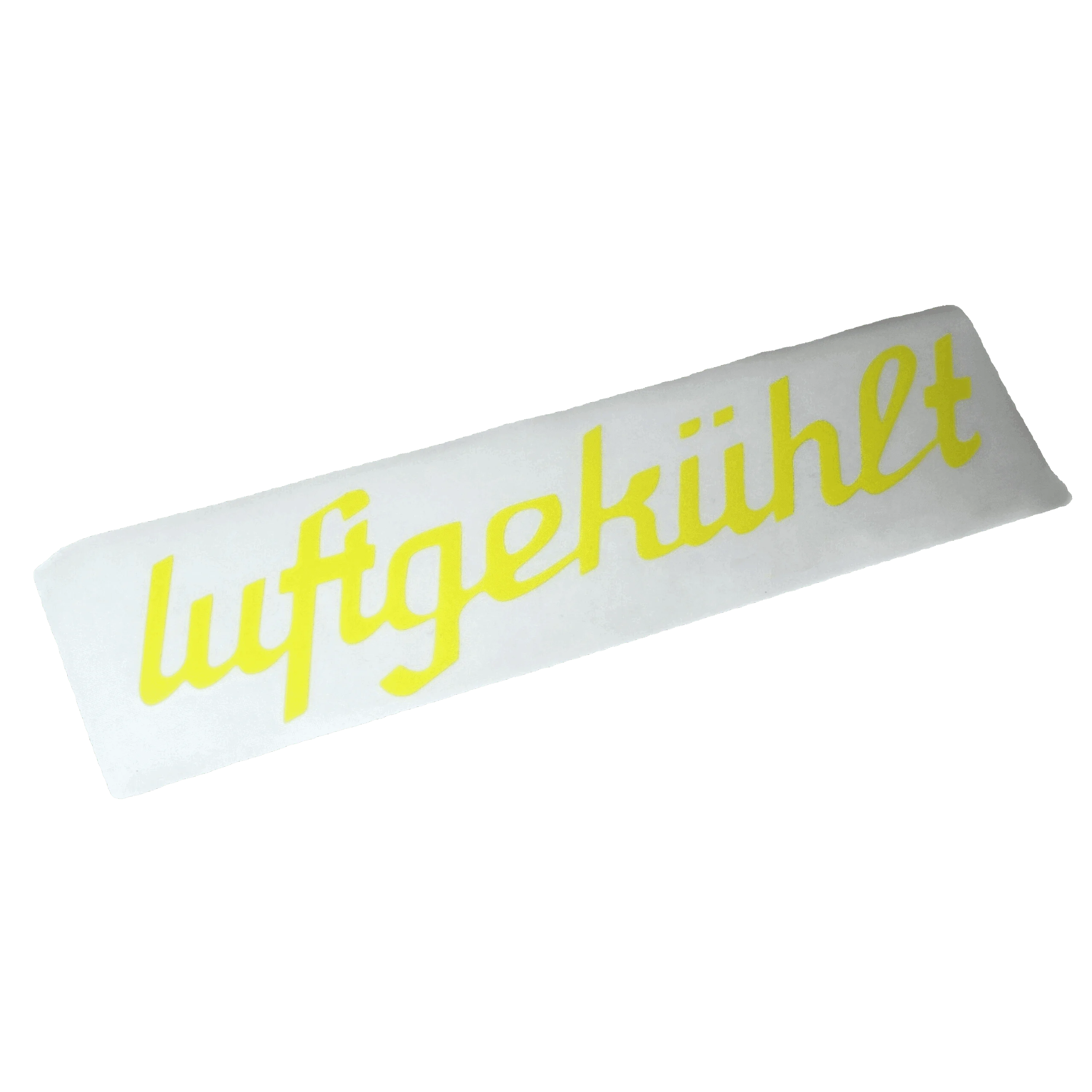 Aufkleber LUFTGEKÜHLT zinkgelb – Deutz (D-/FL-Serien) Aufkleber LUFTGEKÜHLT zinkgelb – Deutz (D-/FL-Serien)