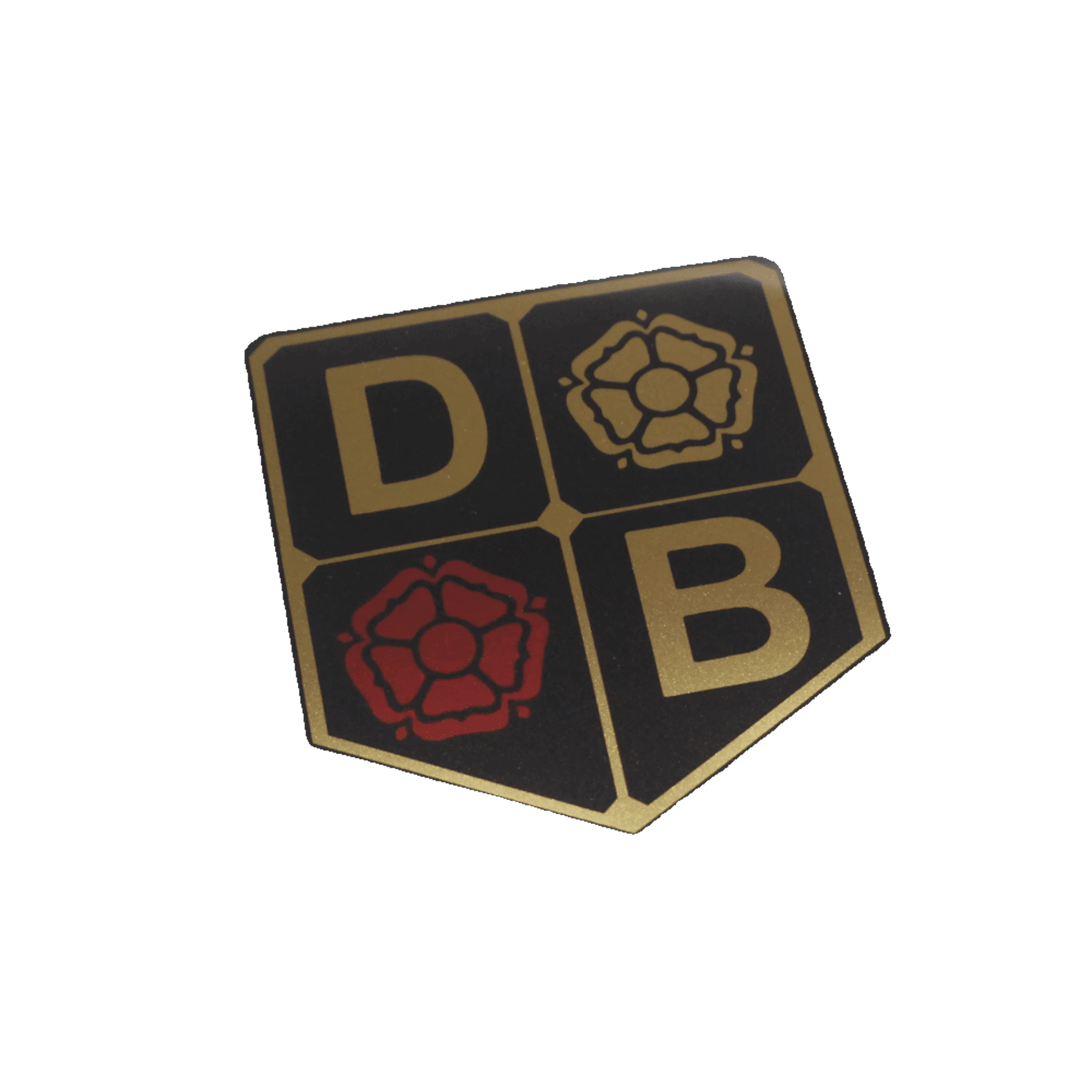 David Brown Logo Aufkleber – Aufkleber Ø 9 cm – Golden