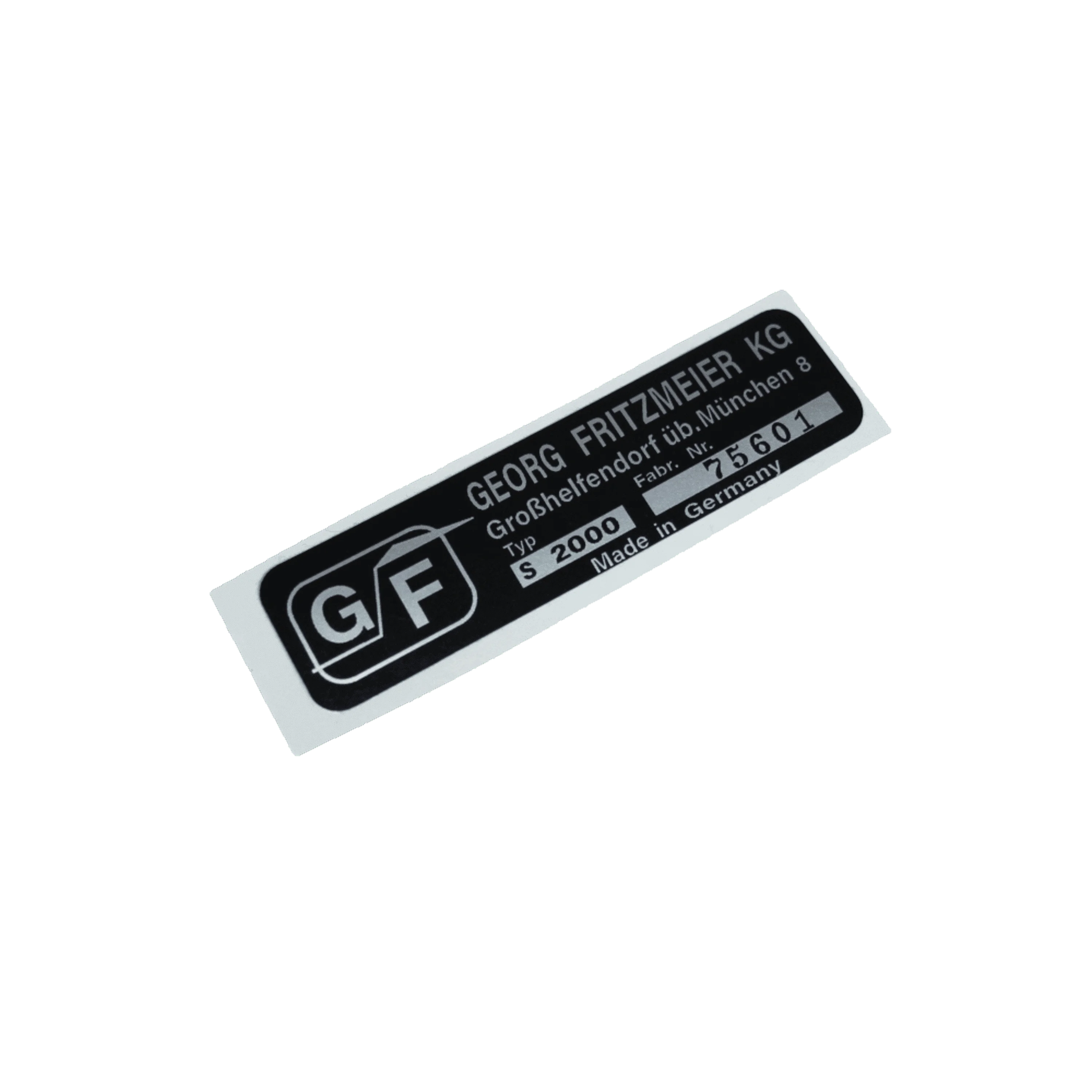 Fritzmeier Sitzaufkleber – GF Fritzmeier Sitzaufkleber – GF