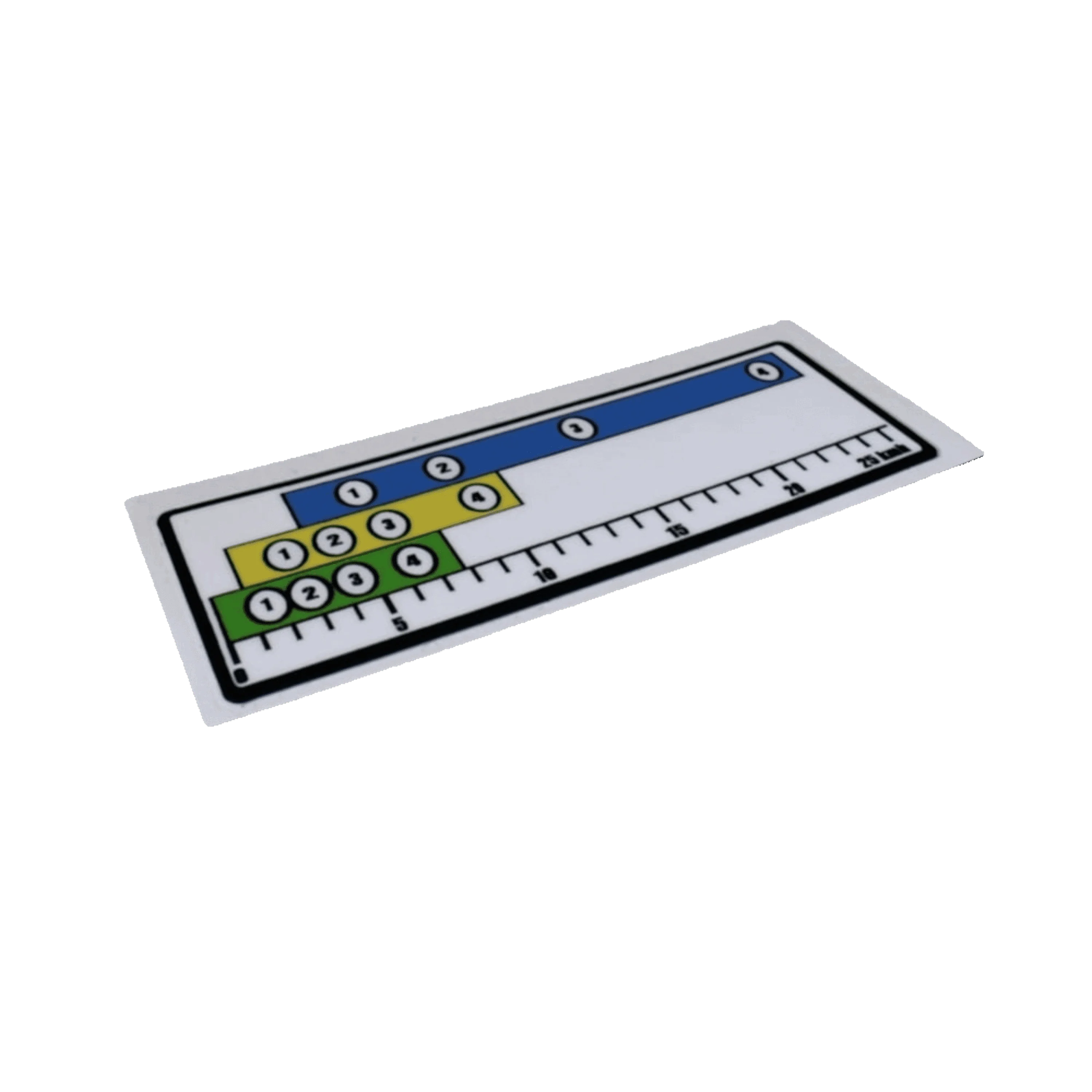 IHC CM 523 624 724 824 Aufkleber Geschwindigkeitsabstufung