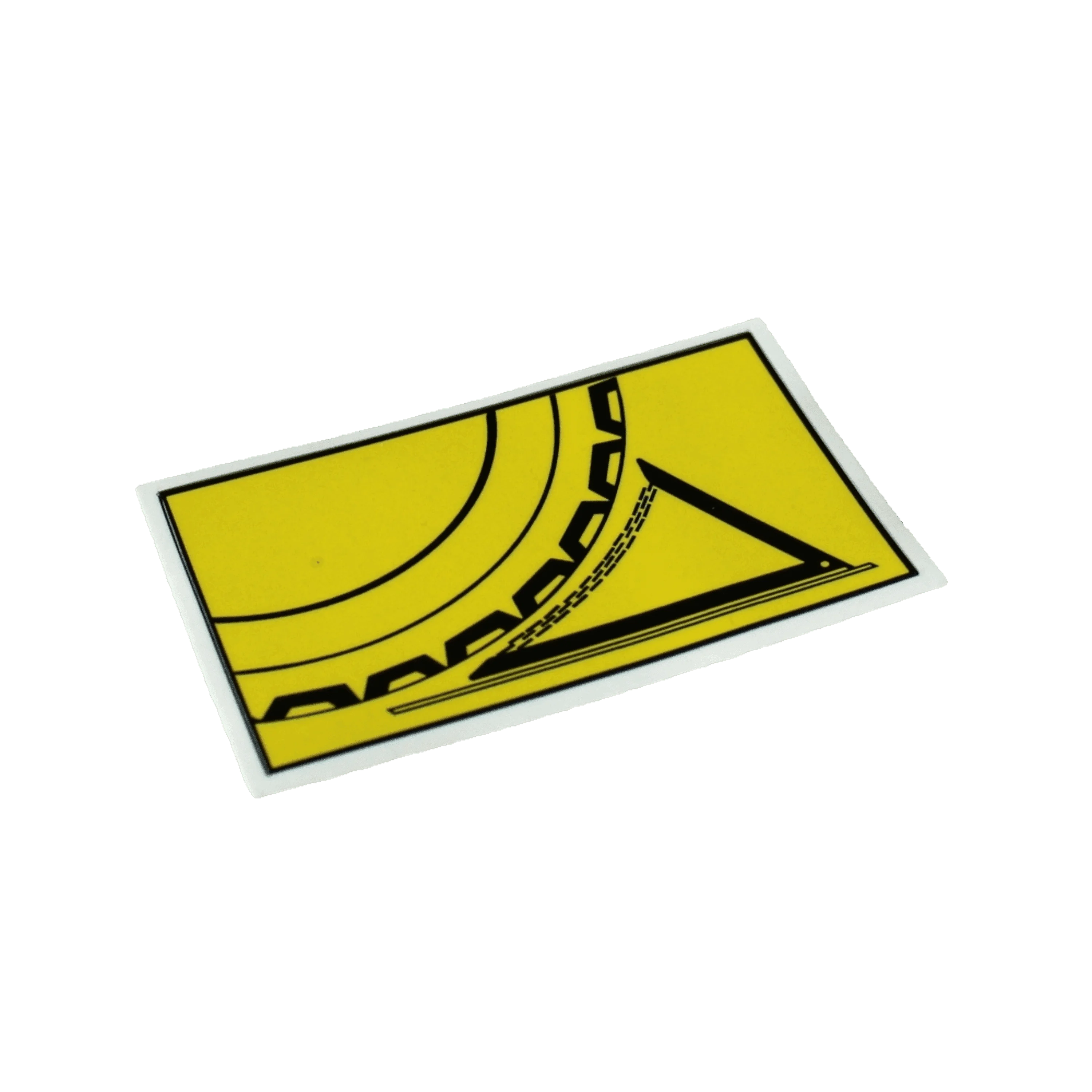 IHC Aufkleber Traktor Unterlegkeil Symbol