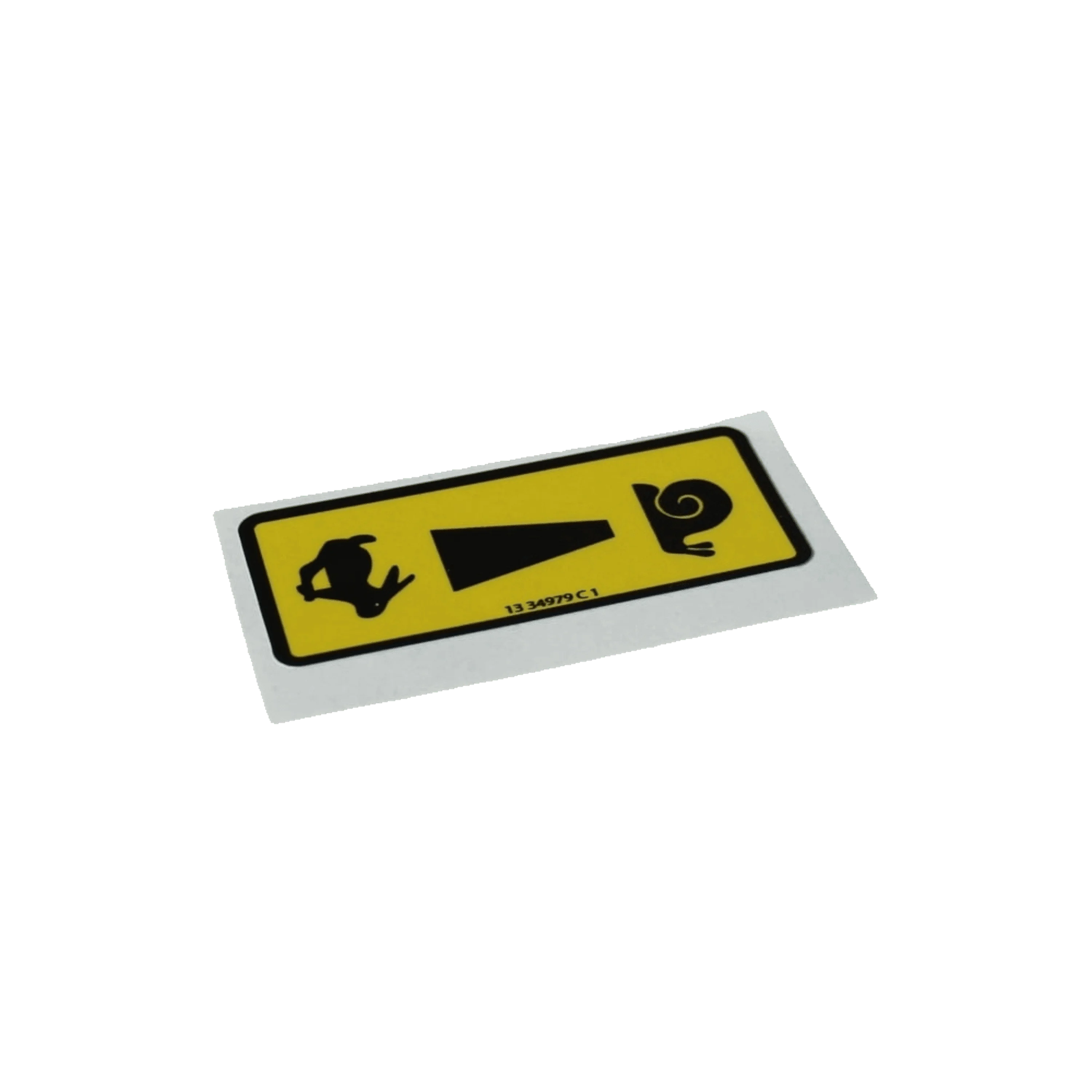 IHC Aufkleber Geschwindigkeit Hase Schnecke