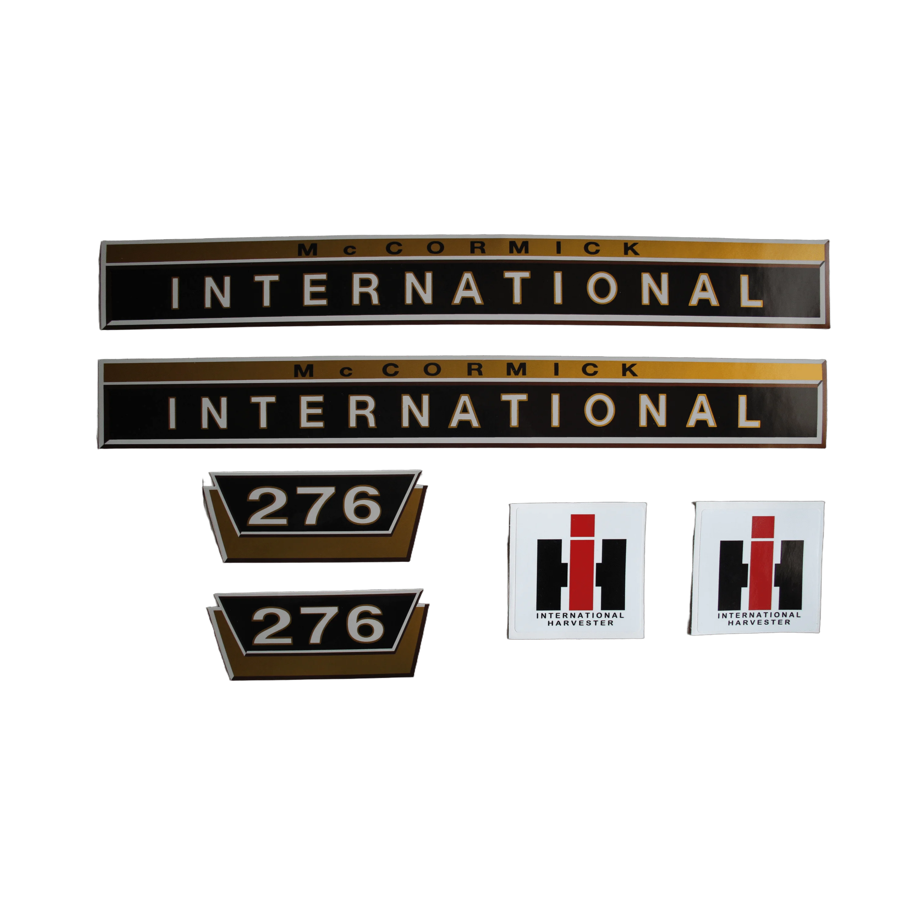 IHC International 276 Aufkleber gold klein