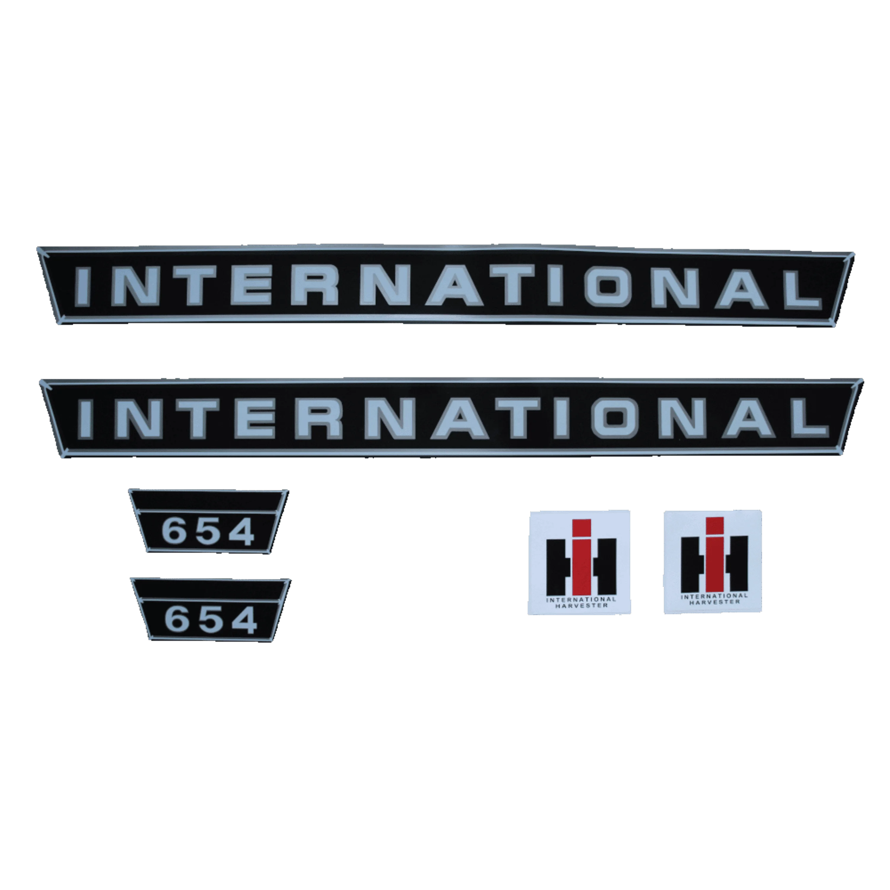 Aufkleber Satz silber – IHC 654 Aufkleber Satz silber – IHC 654