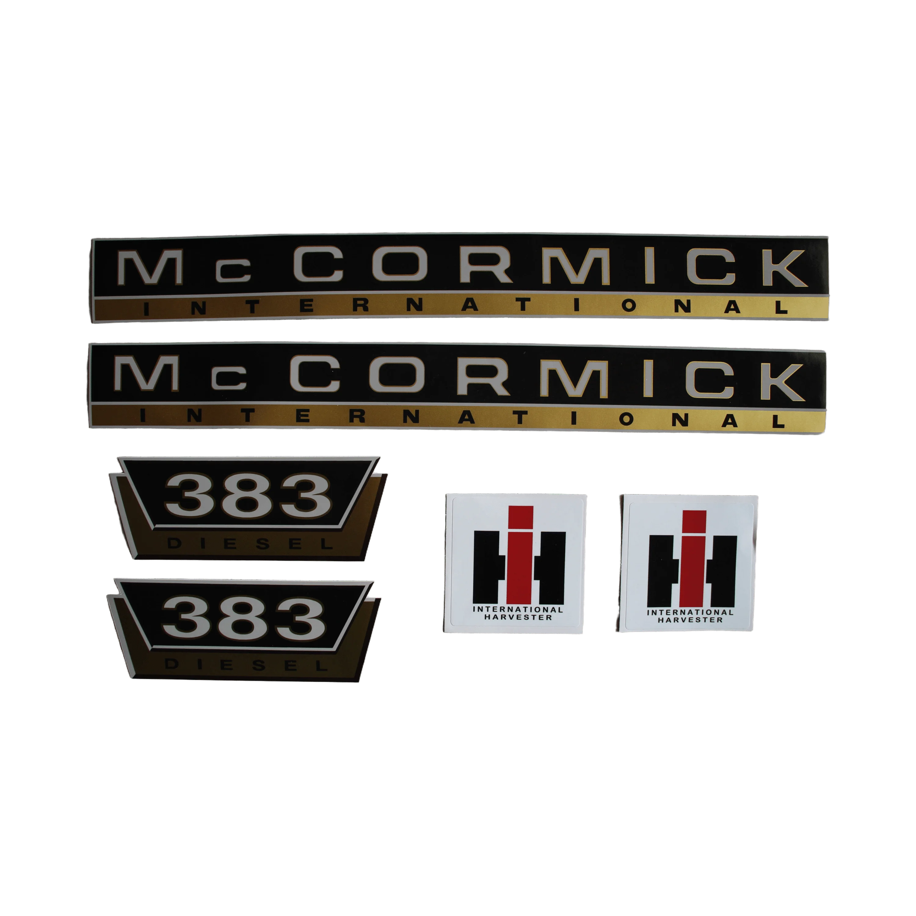 IHC Mc Cormick 383 Aufkleber gold groß