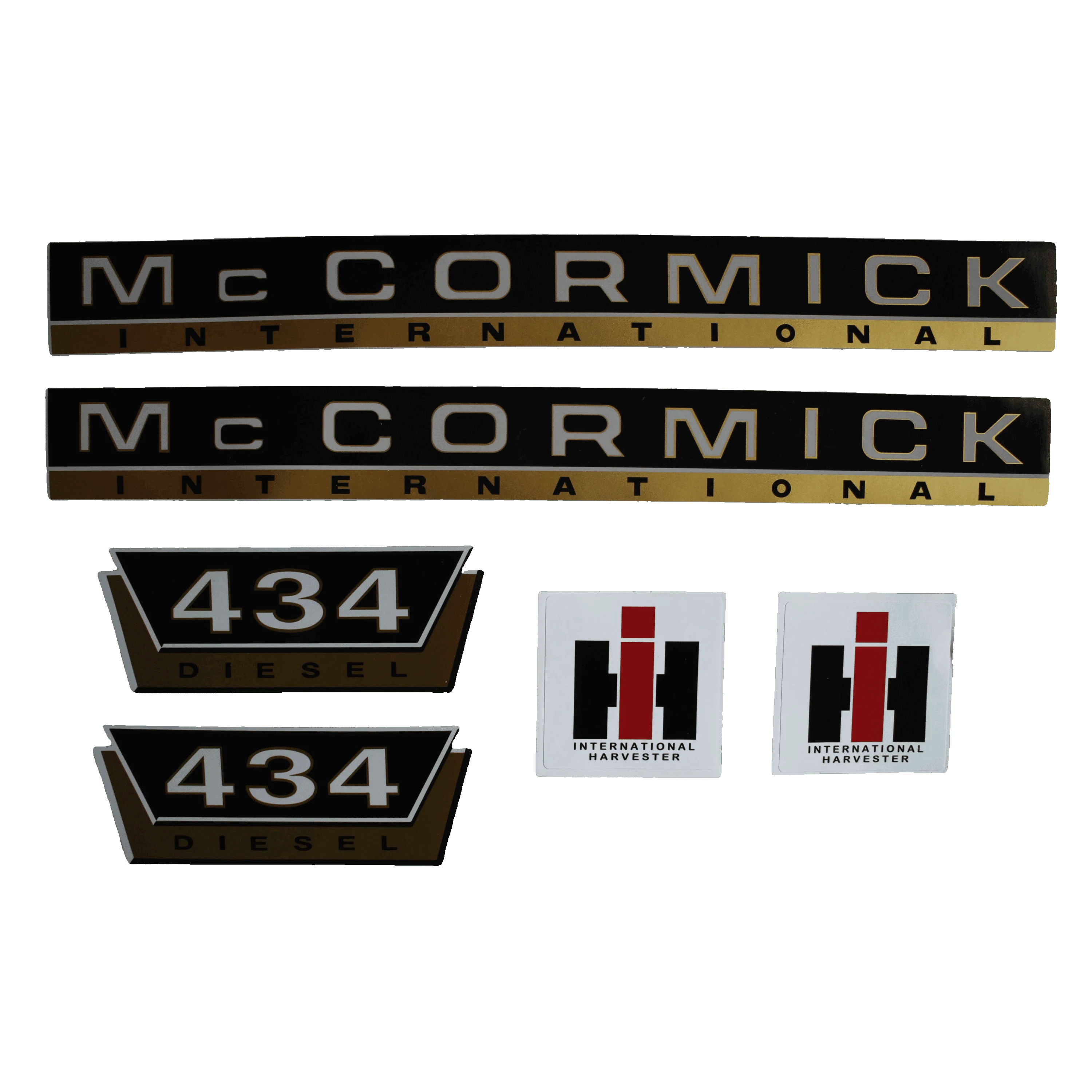 IHC Mc Cormick 434 Aufkleber gold groß
