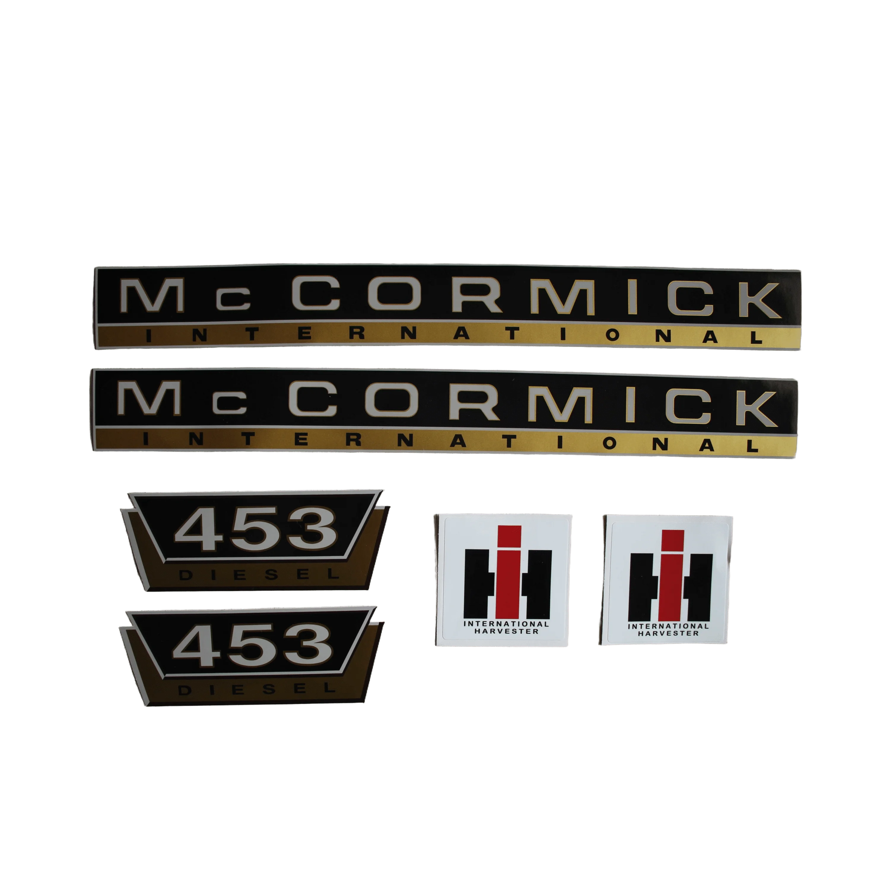 IHC Mc Cormick 453 Aufkleber gold groß