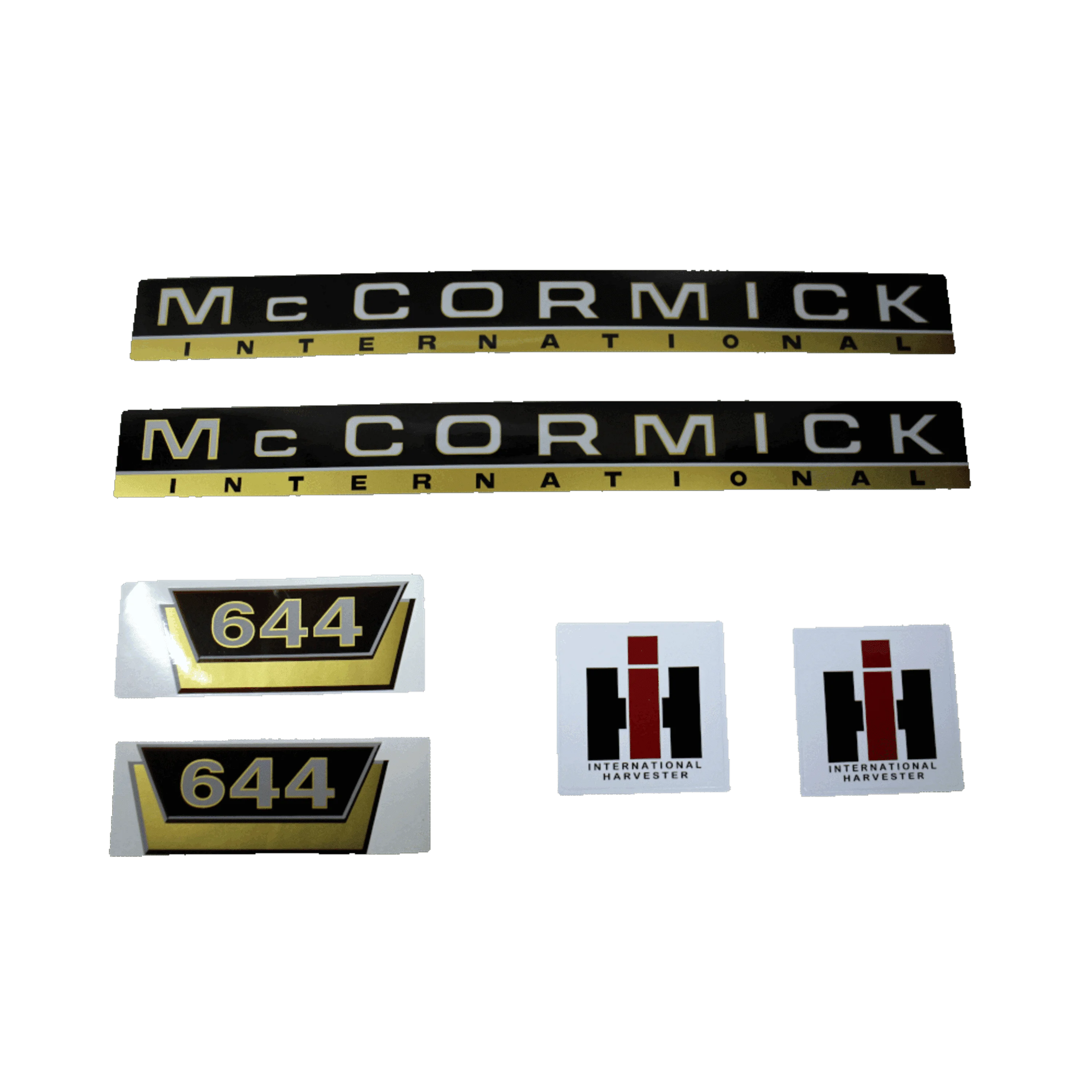 Aufkleber Set gold klein – IHC Mc Cormick 644