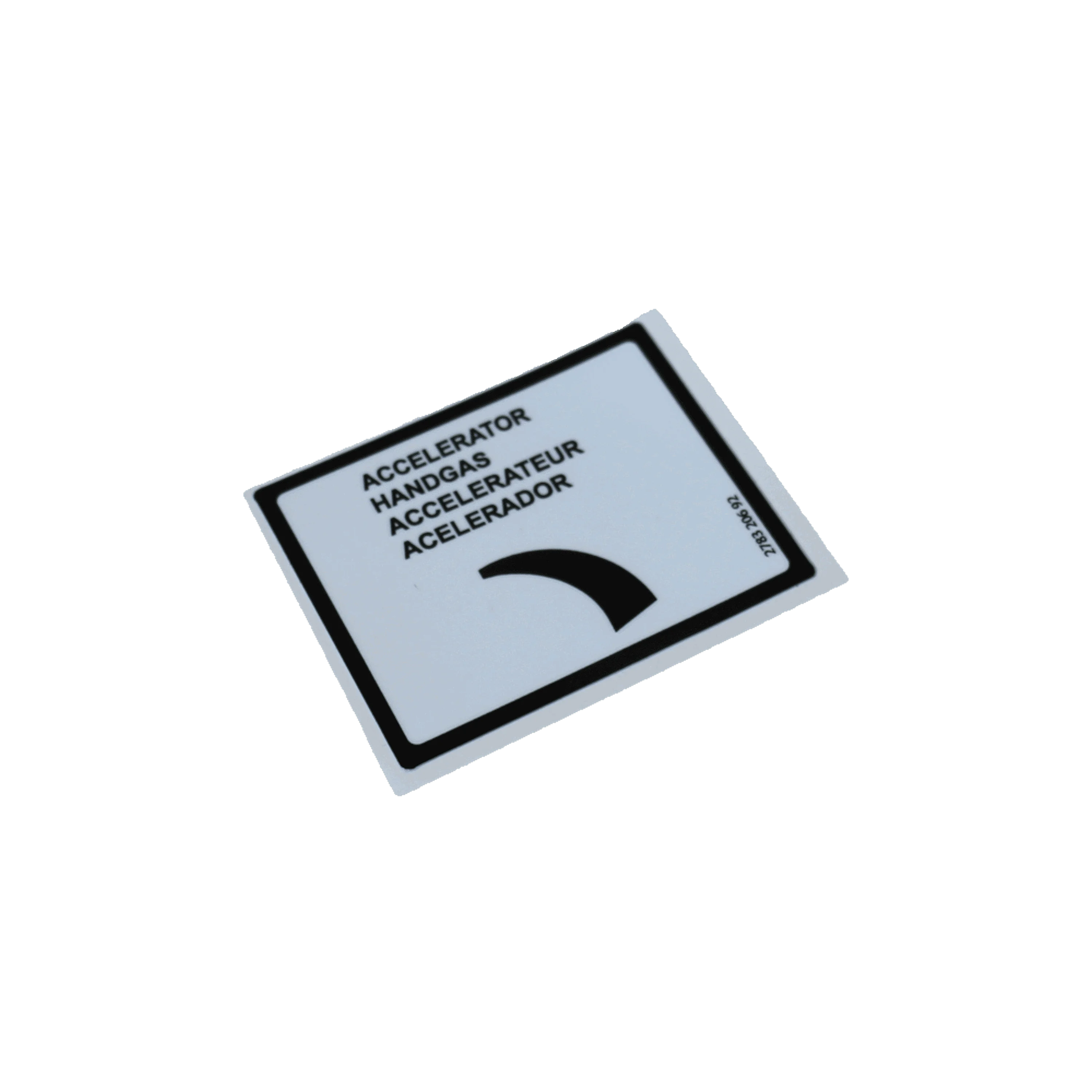 Handgas Aufkleber – Massey Ferguson Handgas Aufkleber – Massey Ferguson