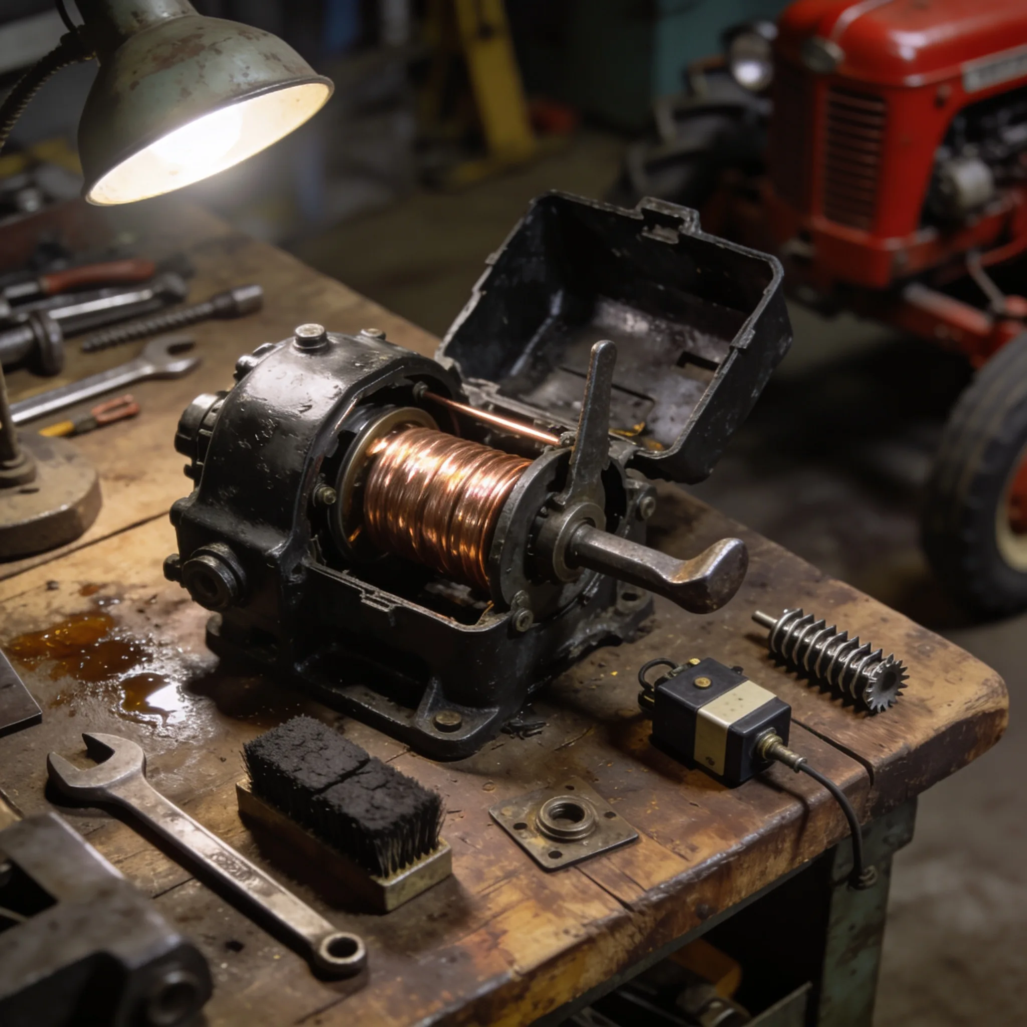 Anlasser reparieren Traktor