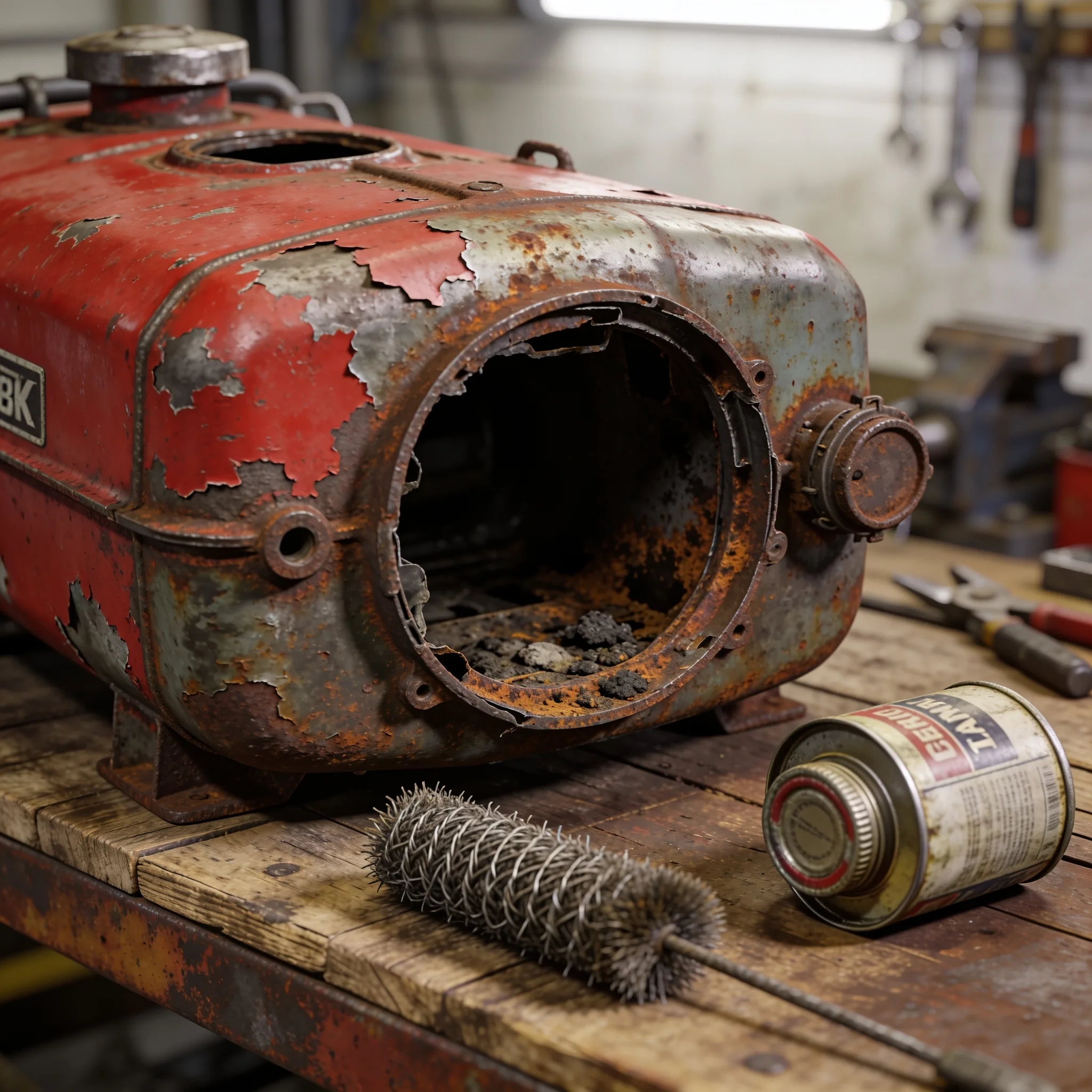 Traktor Tank entrosten